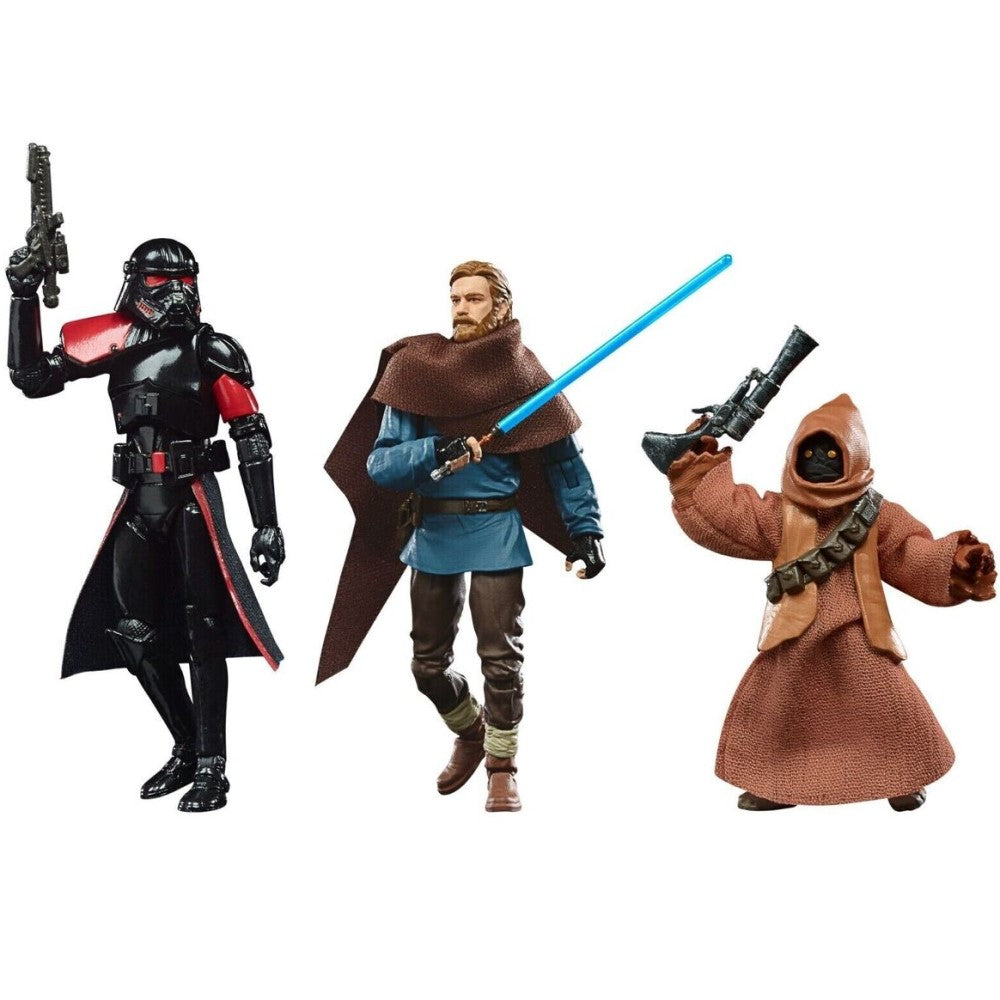 Pack Figuras Ben Kenobi, Purge Trooper, Teeka - Star Wars Obi-Wan Kenobi The Vintage Collection Hasbro