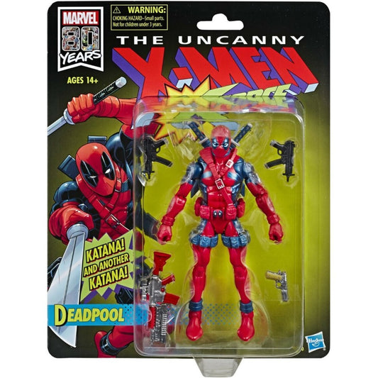 Figura Deadpool - The Uncanny X-Men X-Force 80 Years Marvel Legends Hasbro