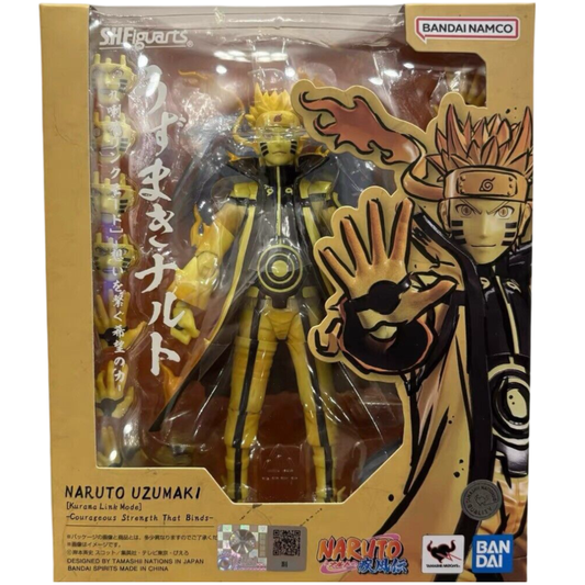 Figura Naruto (Kurama Link Mode) Courageous Strength That Binds - Naruto Shippuden S. H. Figuarts Bandai