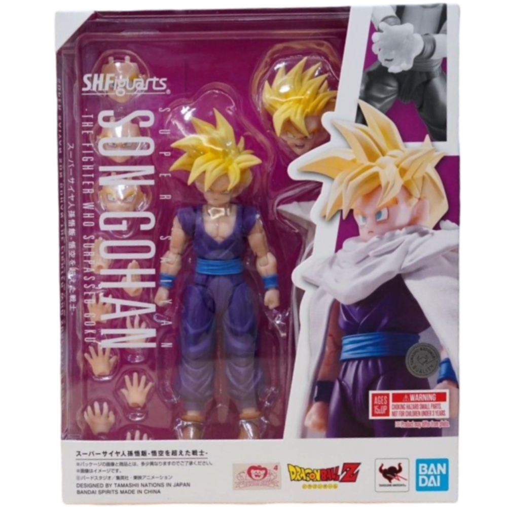 Figura Super Saiyan Son Gohan The Fighter Who Surpassed Goku - Dragon Ball Z S.H. Figuarts Bandai