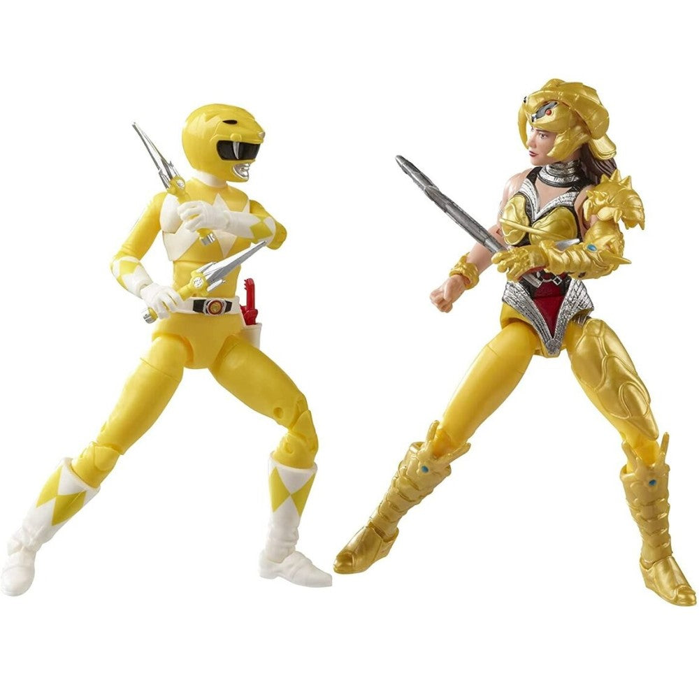 Figura Mighty Morphin Yellow Ranger & Mighty Morphin Scorpina - Power Rangers Lightning Collection Hasbro