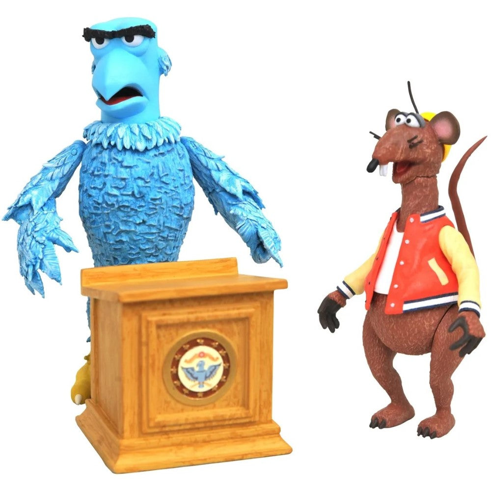 Figuras De Sam The Eagle And Rizzo The Rat - The Muppets Select Toys