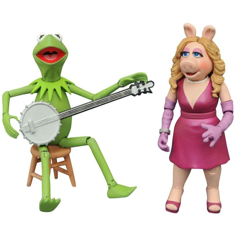 Figuras De Kermit And Miss Piggy - The Muppets Select Toys