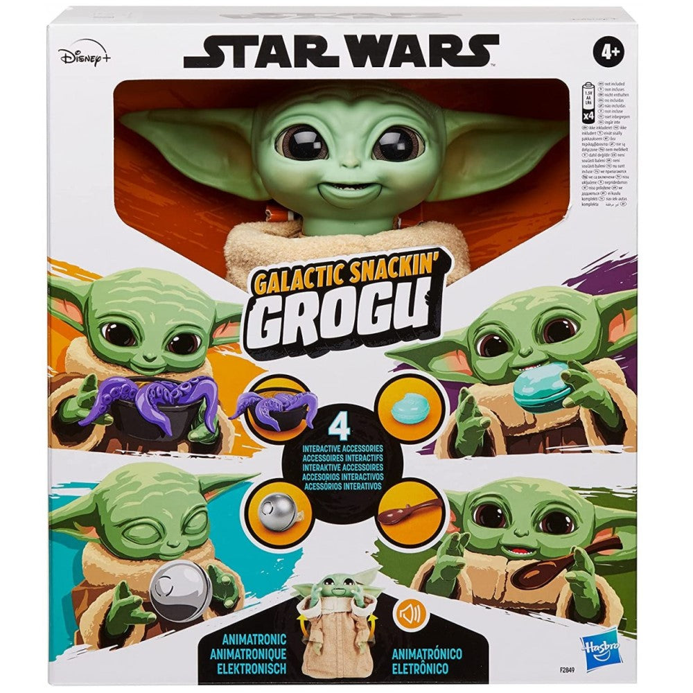 Figura Animatronica Grogu Galactic Snackin' - Star Wars Hasbro