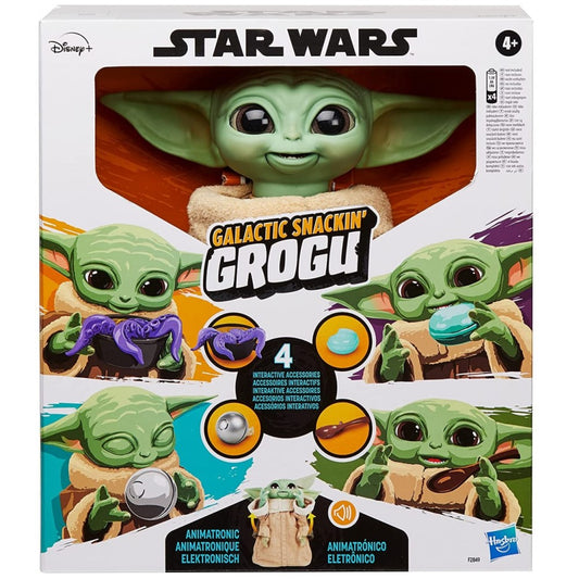 Figura Animatronica Grogu Galactic Snackin' - Star Wars Hasbro