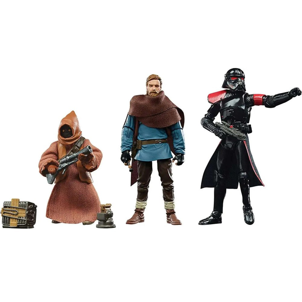 Pack Figuras Ben Kenobi, Purge Trooper, Teeka - Star Wars Obi-Wan Kenobi The Vintage Collection Hasbro